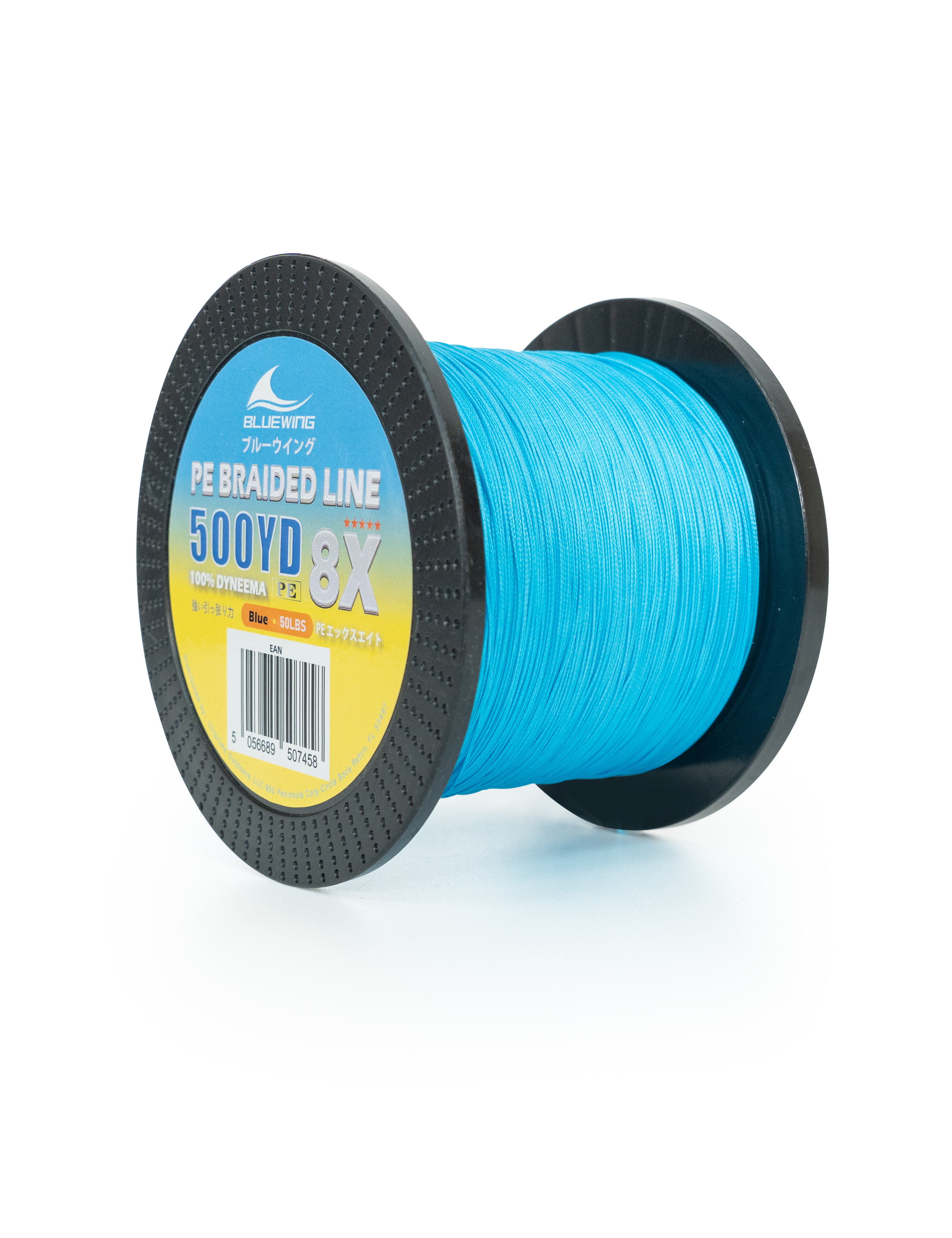BLUEWING Braided Fishing Line 8 Strands 500yd 80LB PE Braid Fishing 