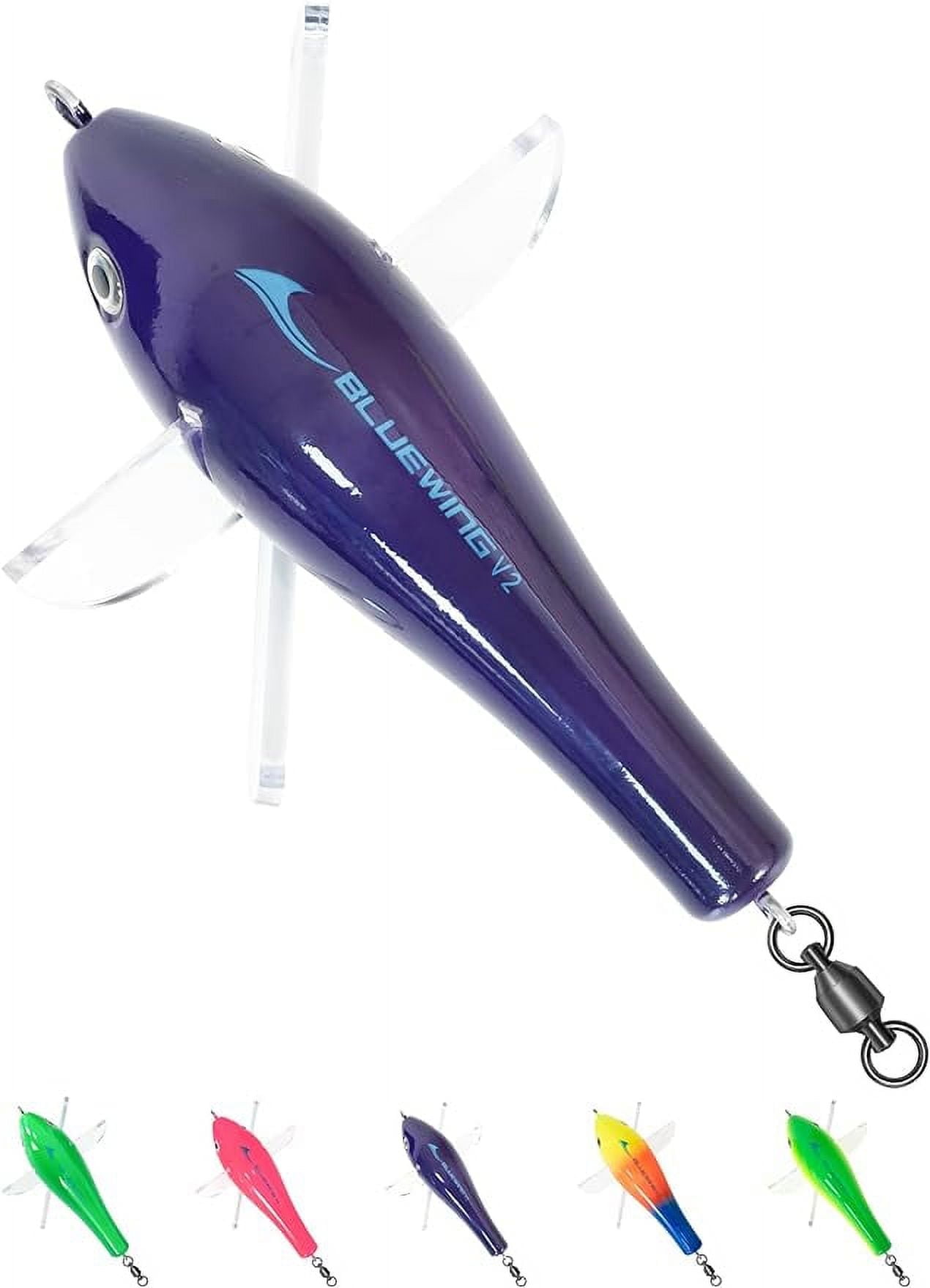 Artificiali Traina Mare Esca Da Pesca Olografica Per Tonni Teaser Bird Con Coda Arcobaleno Perfetta - Foto 14