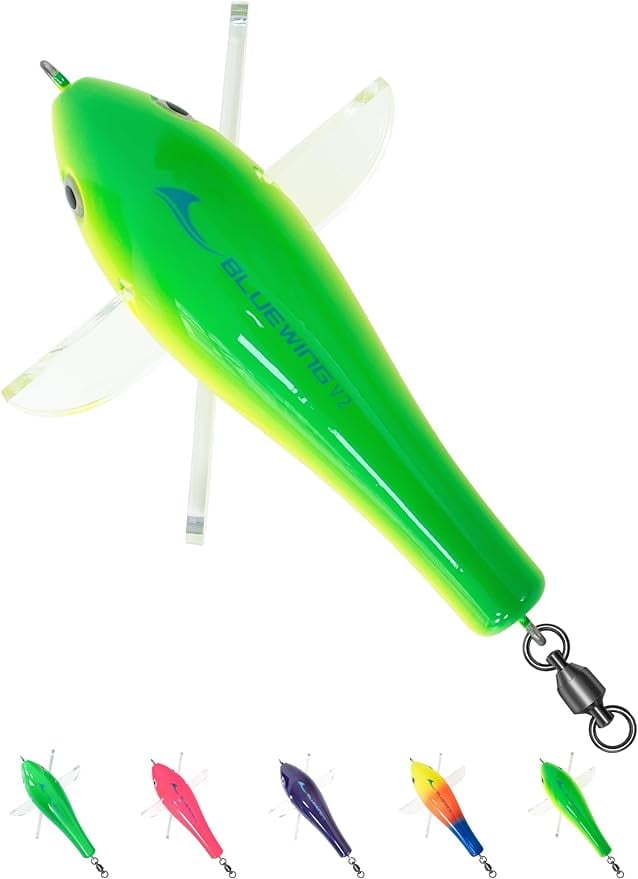 BLUEWING Trolling Birds 650lb Wire Lures For Tuna/Marlin