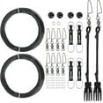 thumbnail image 2 of Outrigger Rigging Kit - 100' 400lb Black Mono Line With Clips & Crimps 2 of 3
