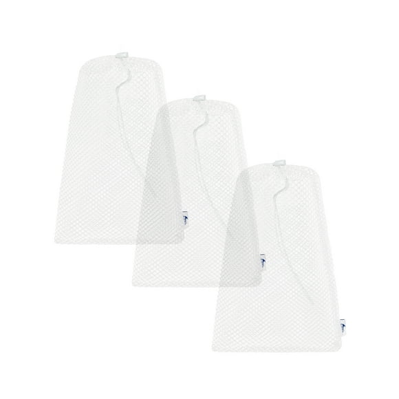 BLUEWING Fishing Chum Bag 3pcs Bait Bag Chum Bucket Chum Bags for Saltwater Fishing, White