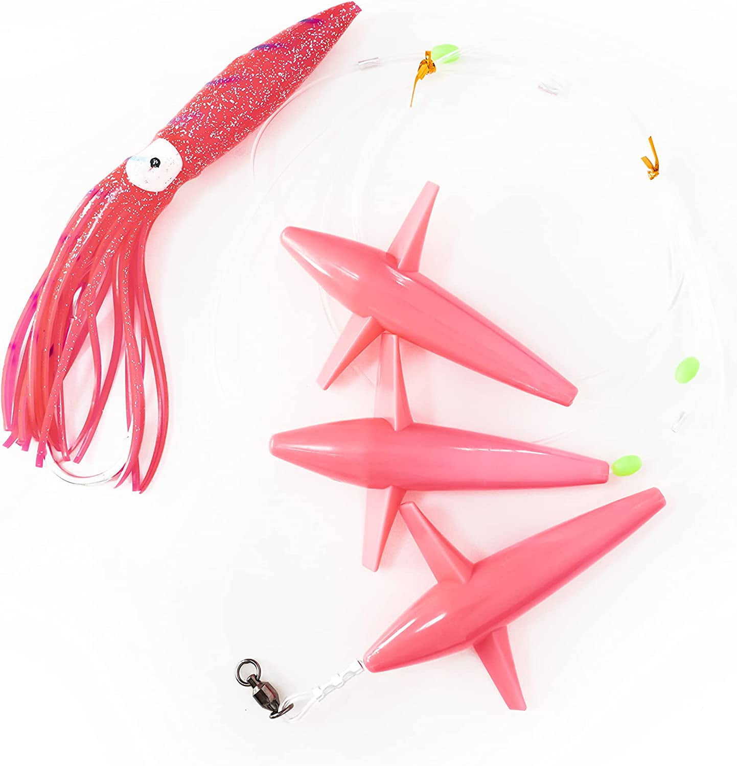 BLUEWING Fishing Daisy Chain Big Game Daisy Bird Bulb Squid Trolling