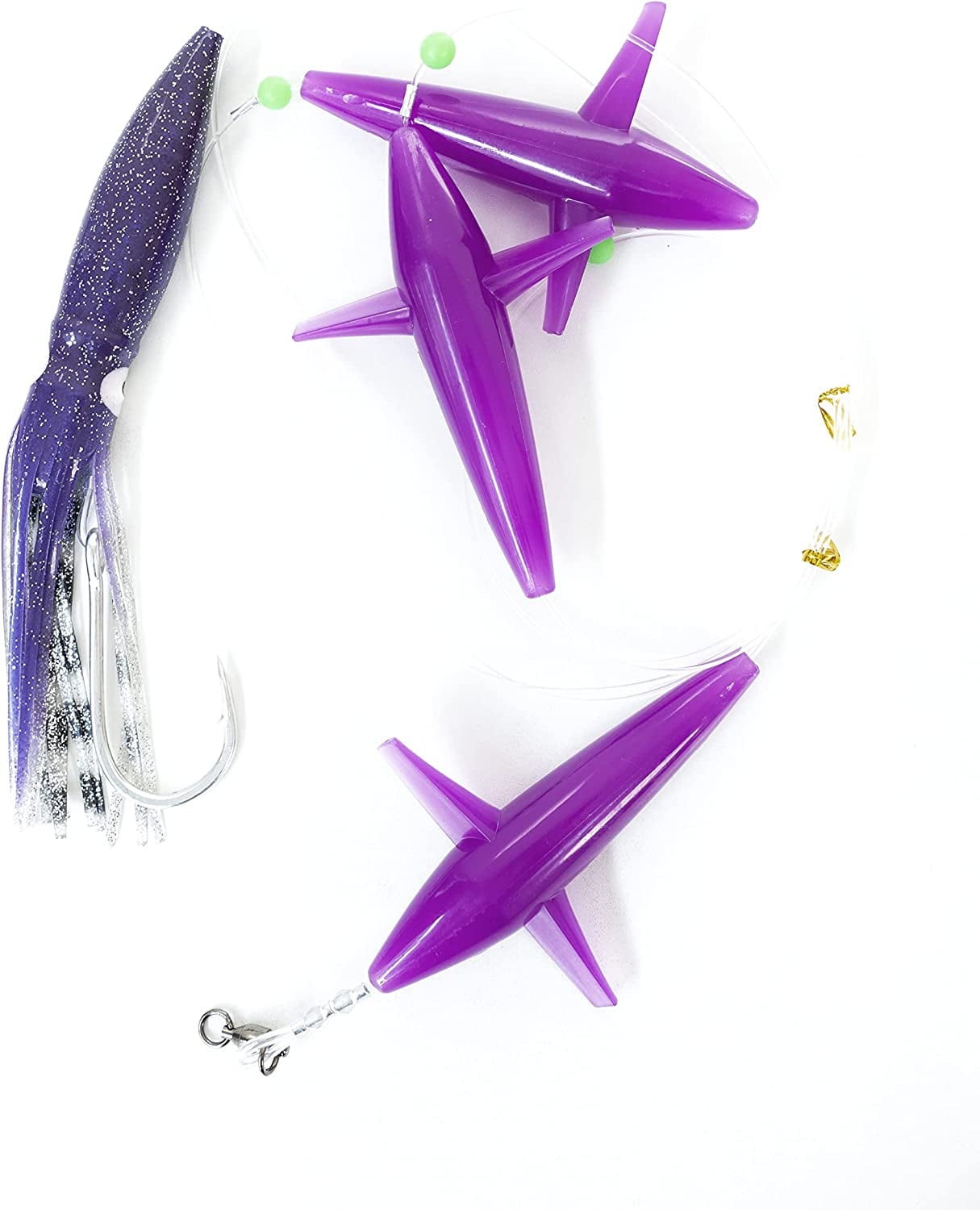 BLUEWING Fishing Daisy Chain Big Game Daisy Bird Bulb Squid Trolling