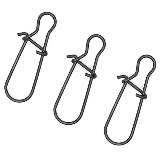 BLUEWING Fishing Duo Lock Snaps for Saltwater Freshwater Fast Change Snaps Light Tackle Lures Connector, 209lbs/50 pcs