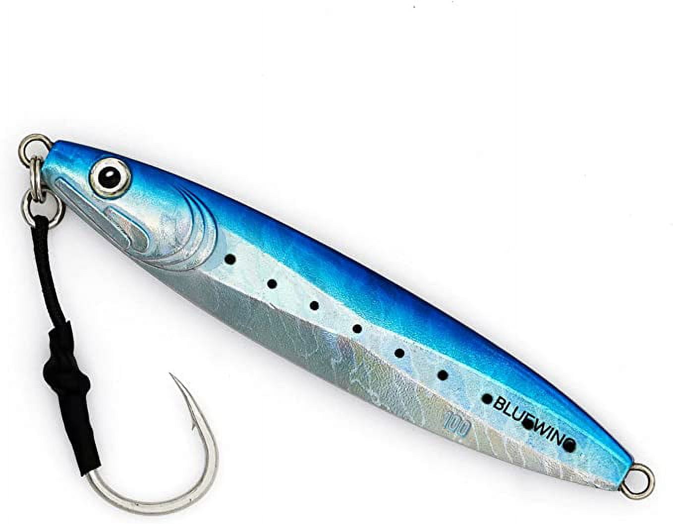 BLUEWING Fishing Lures Slow Pitch Jig Flat Fall Jigging Pitching Lures