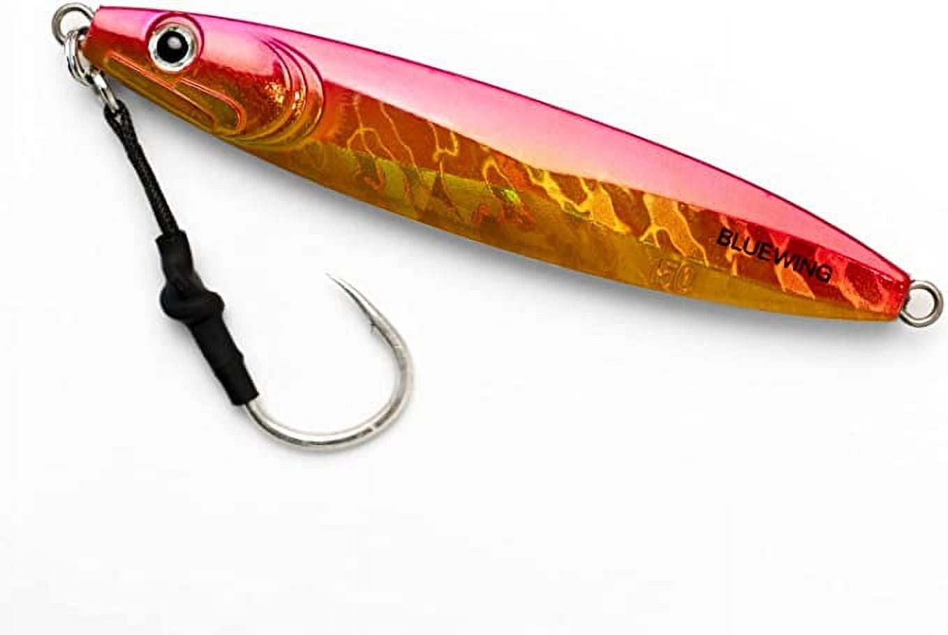 BLUEWING Fishing Lures Slow Pitch Jig Flat Fall Jigging Pitching Lures