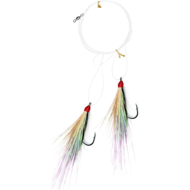 Butor Rig BLUEWING Fishing Rigs HI-LO Rig Bucktail Flash Series Bucktail Mylar ...