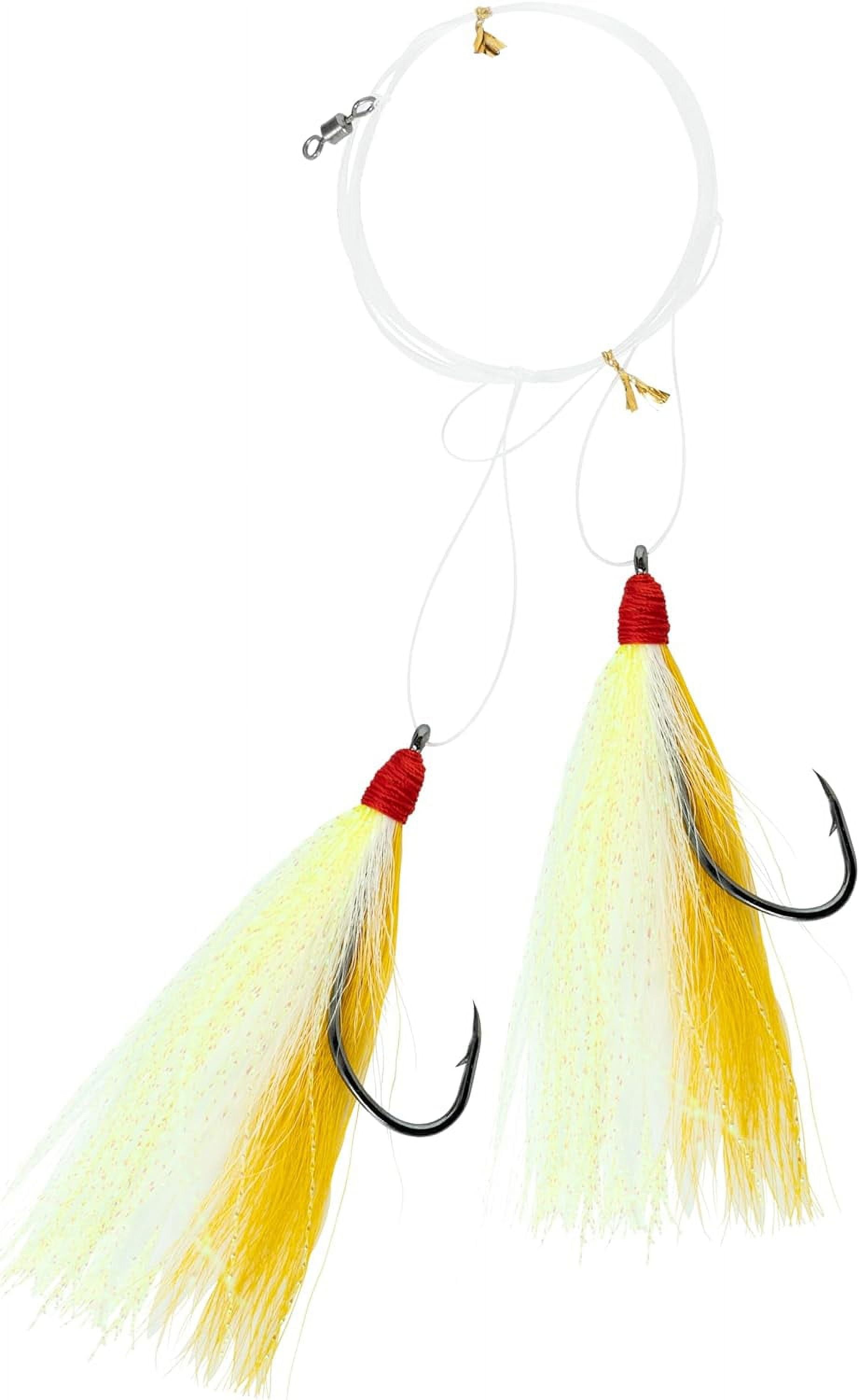 Fla Rigs Flash BLUEWING Fishing Rigs HI-LO Rig Bucktail Flash Series Bucktail Mylar ...