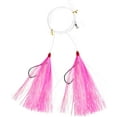 thumbnail image 1 of BLUEWING Fishing Rigs Mylar Flash HI-LO Rig Bucktail Mylar Flash Teaser Rig Snapper Rig with Stainless Steel Hook Pink, 1 of 1