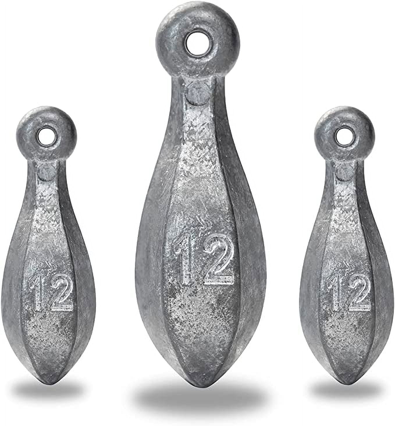 BLUEWING Fishing Sinkers Weights Saltwater Streamlined Fishing