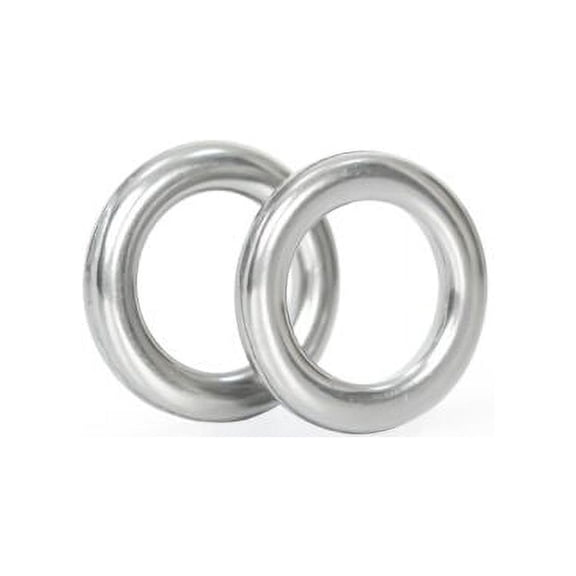 BLUEWING Fishing Solid Rings 20pcs Premium Stainless Steel Ring Fishing Lure Connector Fishing Freshwater Loop Fishing Rings Ideal for Saltwater & Freshwater Fishing, Size XS