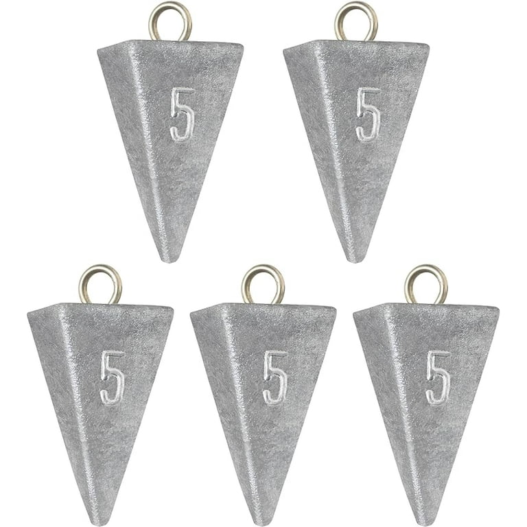BLUEWING Fishing Weights Sinker Weights Pyramid Lead Saltwater
