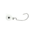 thumbnail image 1 of BLUEWING Free Swing Jig Head 1pc Freshwater Fishing Lures Lead Head Jig for Perch Crappie Bluegill Fishing, Size 0.5oz, White, 1 of 8