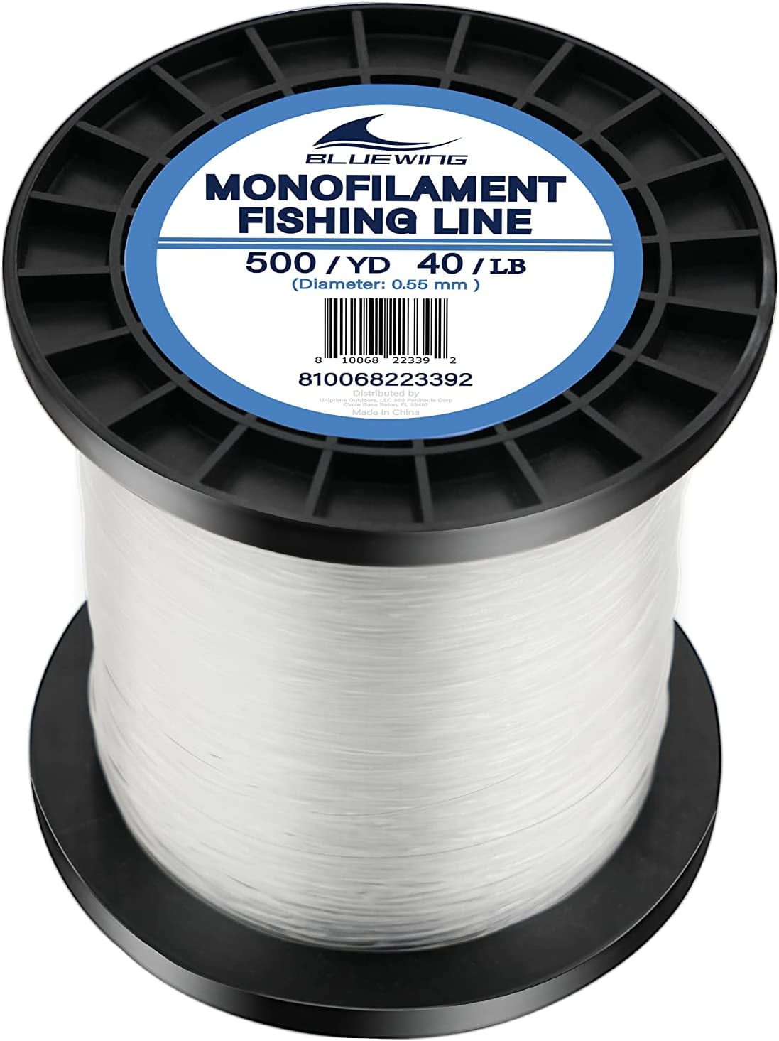 BLUEWING Monofilament Fishing Line Clear Invisible Thin