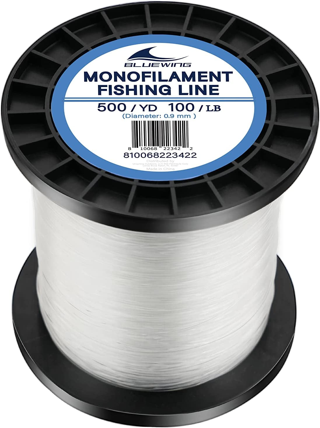 BLUEWING Monofilament Fishing Line Clear Invisible Thin