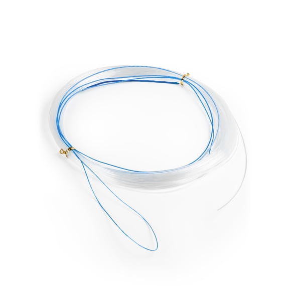 BLUEWING Monofilament Wind-on Leader High Strength Mono Loop to Loop Fishing Leader Line for Vertical Jigging, Swordfish & Trolling, 100lb 0.9mm 50ft