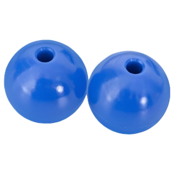 BLUEWING Outrigger Ball Stops 2pcs Fishing Rigging Ball Plastic Pair Fishing Line Equipment, Blue