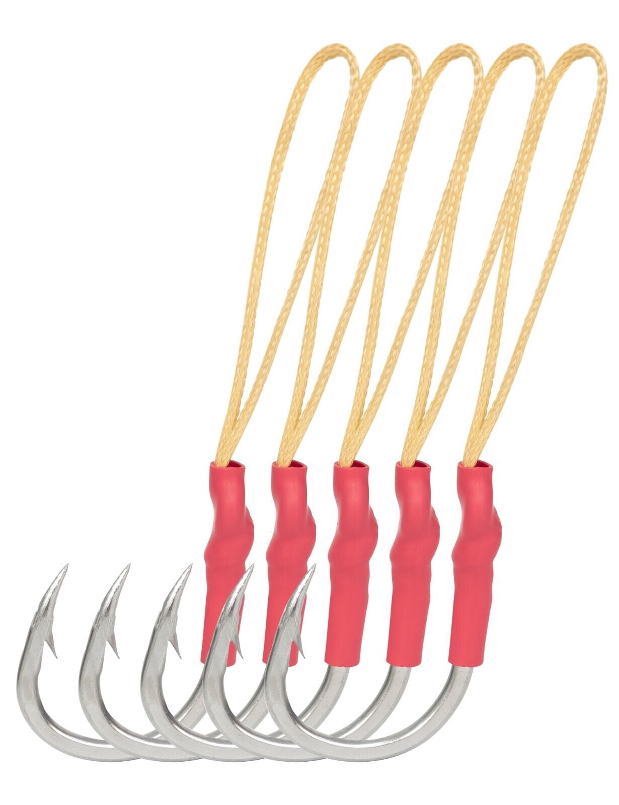 best stainless steel fishing hooks Central Florida Trophy Hunters 10/O Weighted Snatch Hook (10SH) Conkey's Outdoors Strong Needle Point Forged Round Ring Long Shank Sizes BLUEWING Single Assist Hooks with