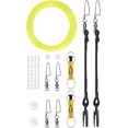 thumbnail image 1 of BLUEWING Single Outrigger Rigging Kit All-in-One Kit with 400lb Mono Line, Release Clips, Pulley, Snap Swivels, Crimps, Ball Stops and Rings for Outrigger Setup, 1 of 7