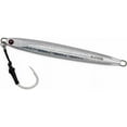 thumbnail image 1 of BLUEWING Speed Vertical Jigging Lure, Offshore Vertical Jig Deep Sea Jigging Lures, Saltwater Jigs Fishing Lures for Tuna Salmon Snapper Kingfish, Silver,90g, 1 of 7
