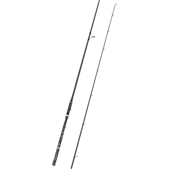 BLUEWING Surfcaster Spinning Rods Premium Carbon Fiber Fishing Pole Portable 2 Piece Design with Fuji Stainless Steel Guides, 9’6”