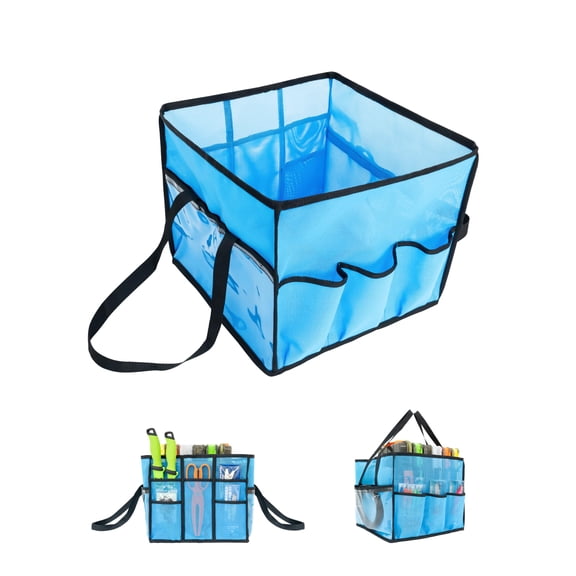 BLUEWING Tackle Organizer Mesh Storage Fishing Bag Pouches Portable for Fish Lures, Tools and Accessories, 13x13x12in