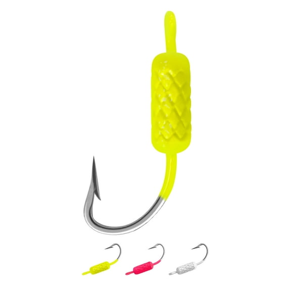 BLUEWING Yellowtail Snapper Jigs with High Carbon Steel Hook 1/16oz Jig Head Lead Head Fishing Jigs for Saltwater and Freshwater Fishing, 20pcs Yellow