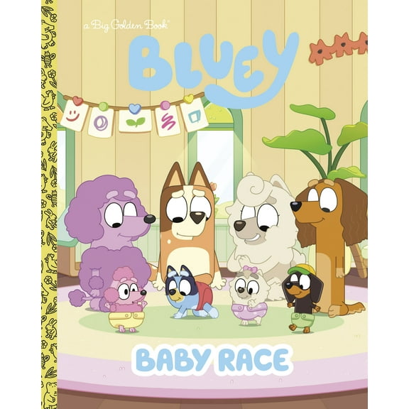 Bluey: Baby Race Big Golden Book, Walmart Exclusive