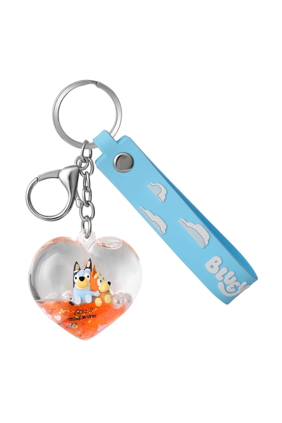 Heart Crystal Charm Keychain with Lobster Clip Official License