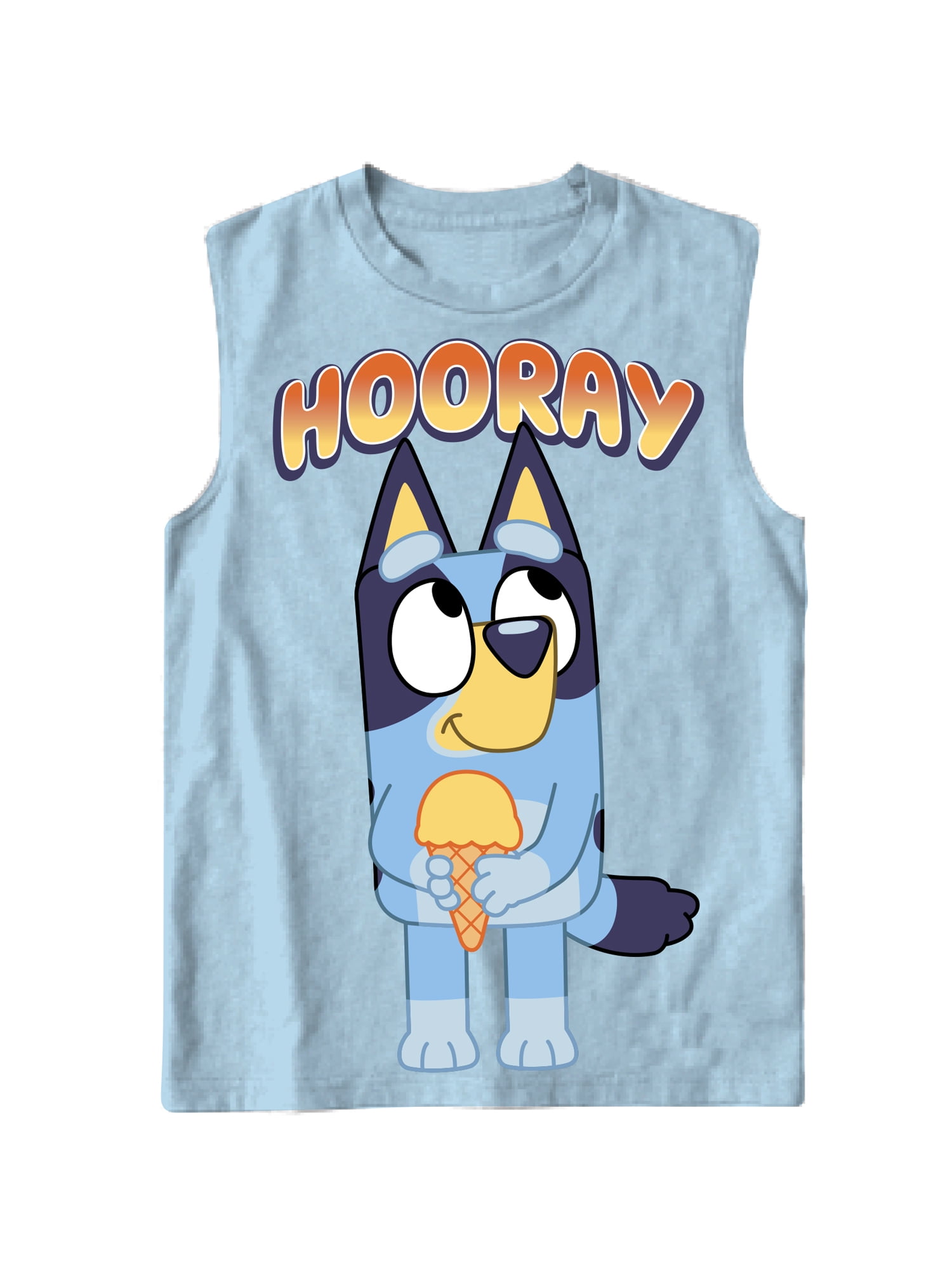 Bluey Toddler Boy Sleeveless Muscle Tank Sizes 12M 5T