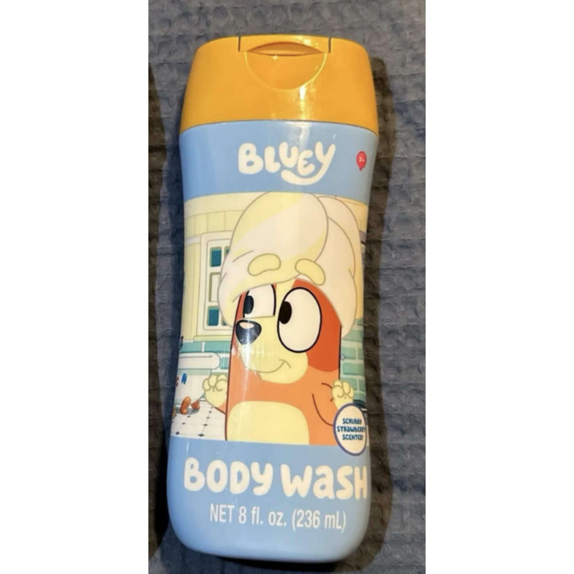BLUEY Body Wash Scrubby Strawberry Scented 8 oz. - Walmart.com
