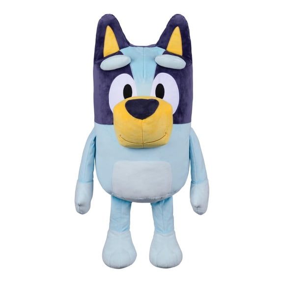 Jumbo Mega-sized Plush Bluey 27.5" Tall, Super-Soft and Super-Sized Plush Toy Made With Deluxe Fabrics , Ages 3+