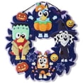 thumbnail image 1 of Bluey Halloween Wreath – 15″ Door/Wall Decoration, Multicolor by Ruz, 1 of 5