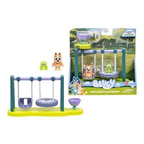 Bluey Mini Playsets, Turtleboy Playground Playset, Includes Bingo Figure and Turtleboy, Ages 3+