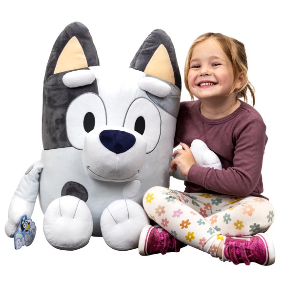 Bluey My Size Muffin 30" Tall Super Soft Plush Toy for Ages 3+
