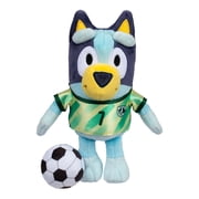 Bluey Soccer 9 inch Plush Toy, Comes with Soccer Jersey and Plush Ball. Ages 3+
