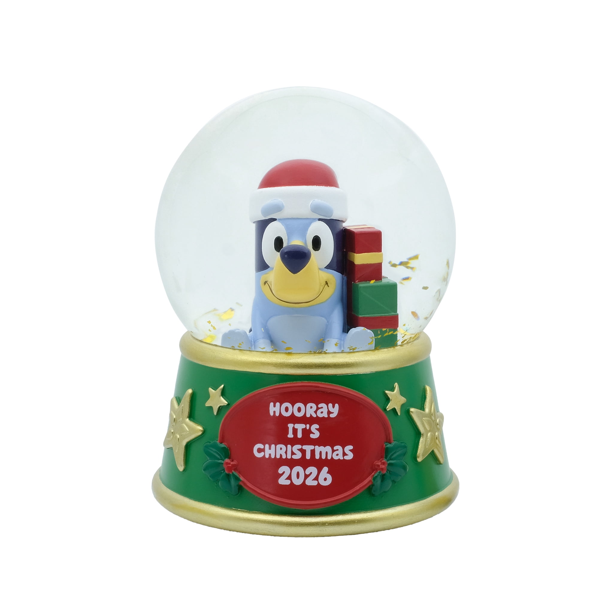 Bluey 100 Millimeter Christmas Snow Globe with Presents