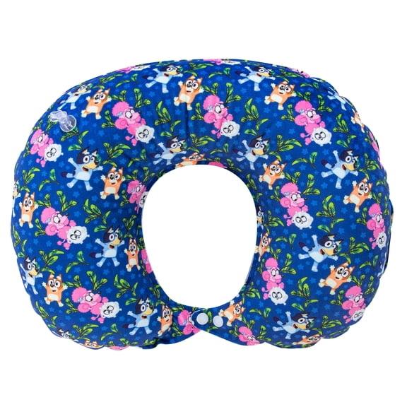 Bluey Outdoor Buddies Kids Neck Pillow with Air Pump