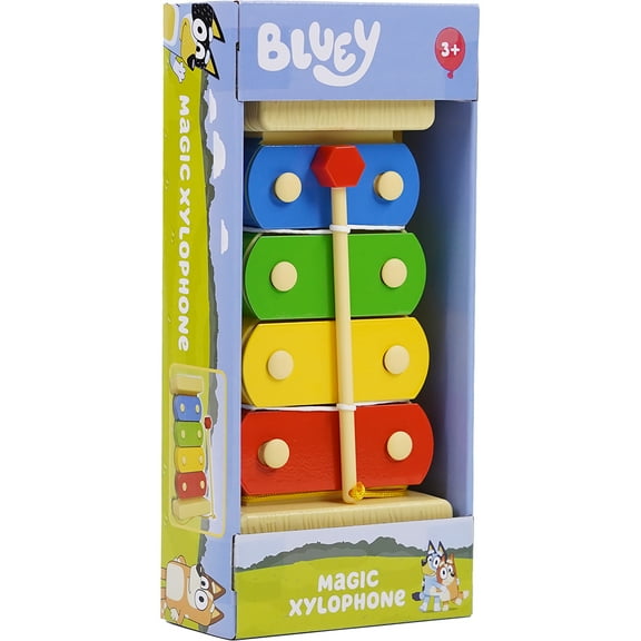 Bluey Magic Xylophone - Musical Toy for Kids with Child-Safe Mallet