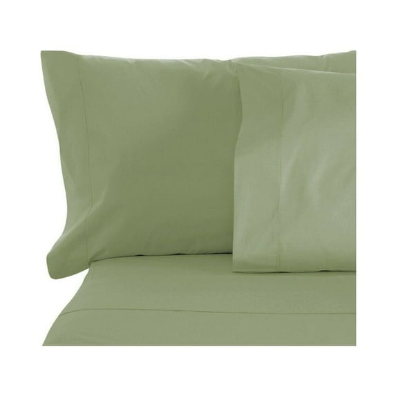 BLUFF CITY BEDDING 6 Piece 1800 Series Extra Soft 4 Pillowcases Sheet Deep Pocket Cool Sage Twin XL, Twin