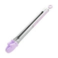 thumbnail image 1 of BLUKIDS High Temperature Resistant Silicagel Barbecue Clip , 13 inch Sturdy Grilling Barbeque Tongs Locking Food Tongs, Durable Barbecue Clamp，Kitchen Cooking Tongs，Purple, 1 of 2