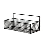 BLUKIDS Metal Wire Basket , Portable Hanging Wall Basket, Rustic Home Storage Organizer for Cabinets, Pantry, Closets, Bathroom, Kitchen,Bedroom，5.9x3.94x3.94in
