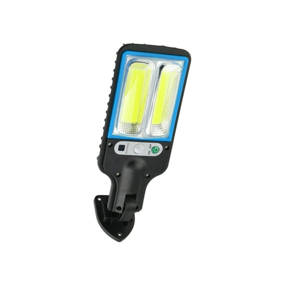 BLUKIDS Solar Motion Sensor Lights Outdoor, IP65 Waterproof Flood Lights with Remote Control, 3 Modes Super Bright Exterior Lights for Backyard Garage Porch,10x2.5x3.3in