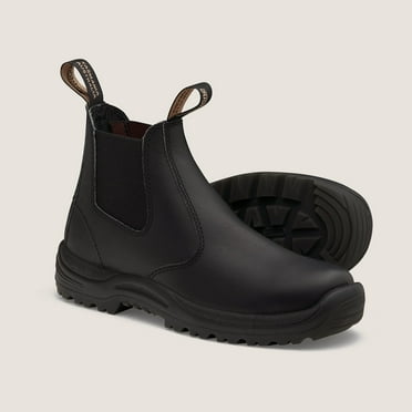 BLUNDSTONE SAFETY Mens Work Series Soft Toe Chelsea Work Boot Black - 491 BLACK