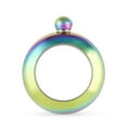 thumbnail image 1 of BLUSH Bangle Flask Bracelet for Women, Stainless Steel Secret Wine Flask, Novelty gift for Your Girlfriends, Hidden Party Fashion Flask, 4oz, Rainbow, 1 of 2