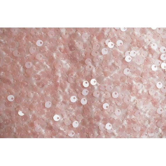 BLUSH Sequin Fabric Photography Backdrop, Photo Booth Backdrop - Made in USA
