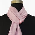 thumbnail image 1 of BLUSH fine wool scarf women, solid colour, reversible, fashion shawl or stole or wrap, gift for women, 1 of 3