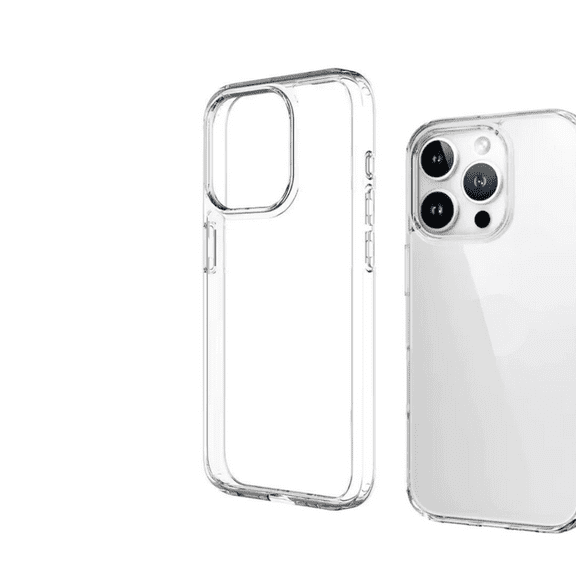 BLUUMTEK for iPhone 16 Pro Max Clear Case, Transparent Mobile Phone Cover Fit with Apple 16 Pro Max