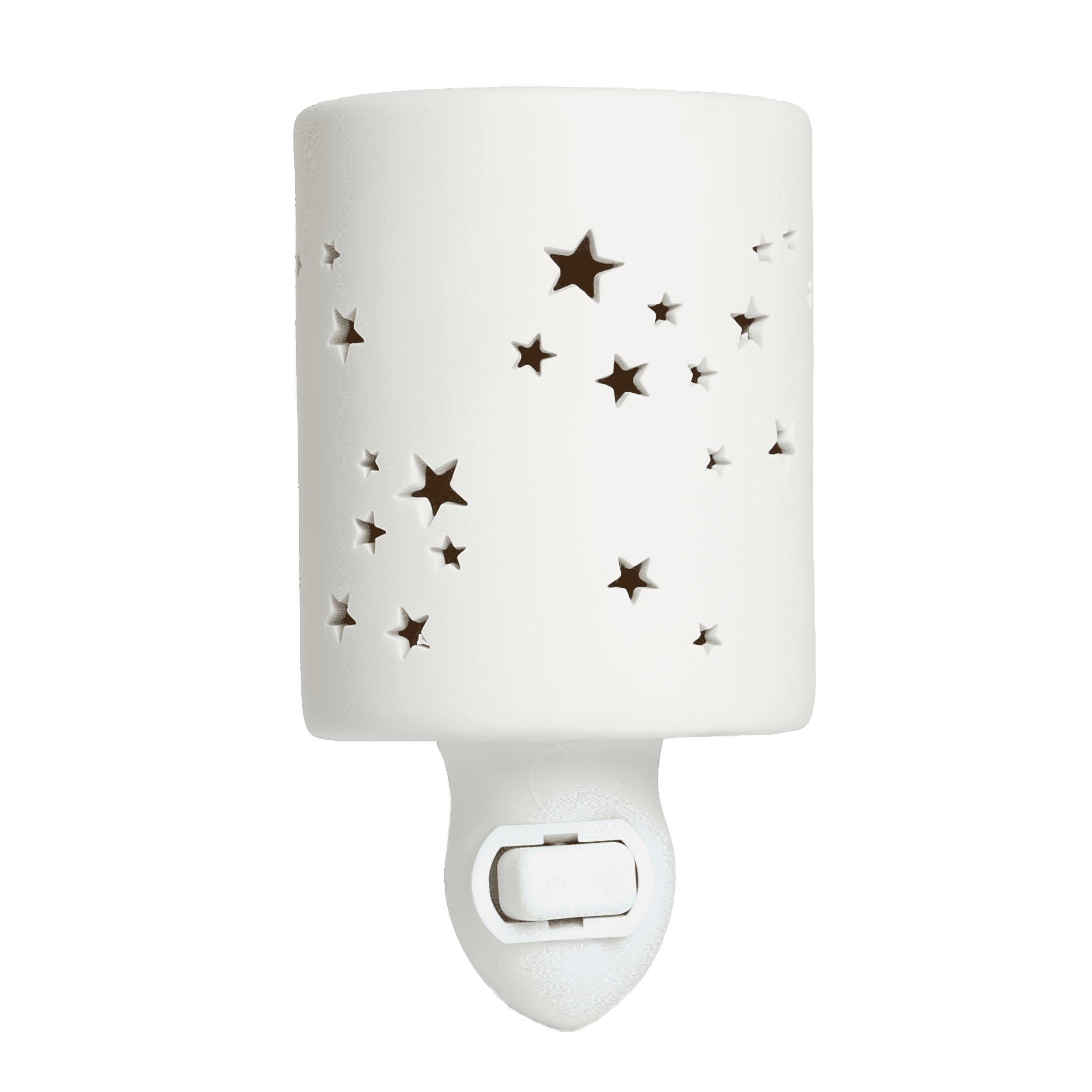 BLUZEN Essential Scented Ceramic Star Oil Warmer PlugIn with 5mL