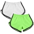 thumbnail image 1 of BLVB 2 Pack Women Yoga Sports Shorts Athletic Shorts Running Workout Dance Summer Short Pants Lounge Bottom, 1 of 7